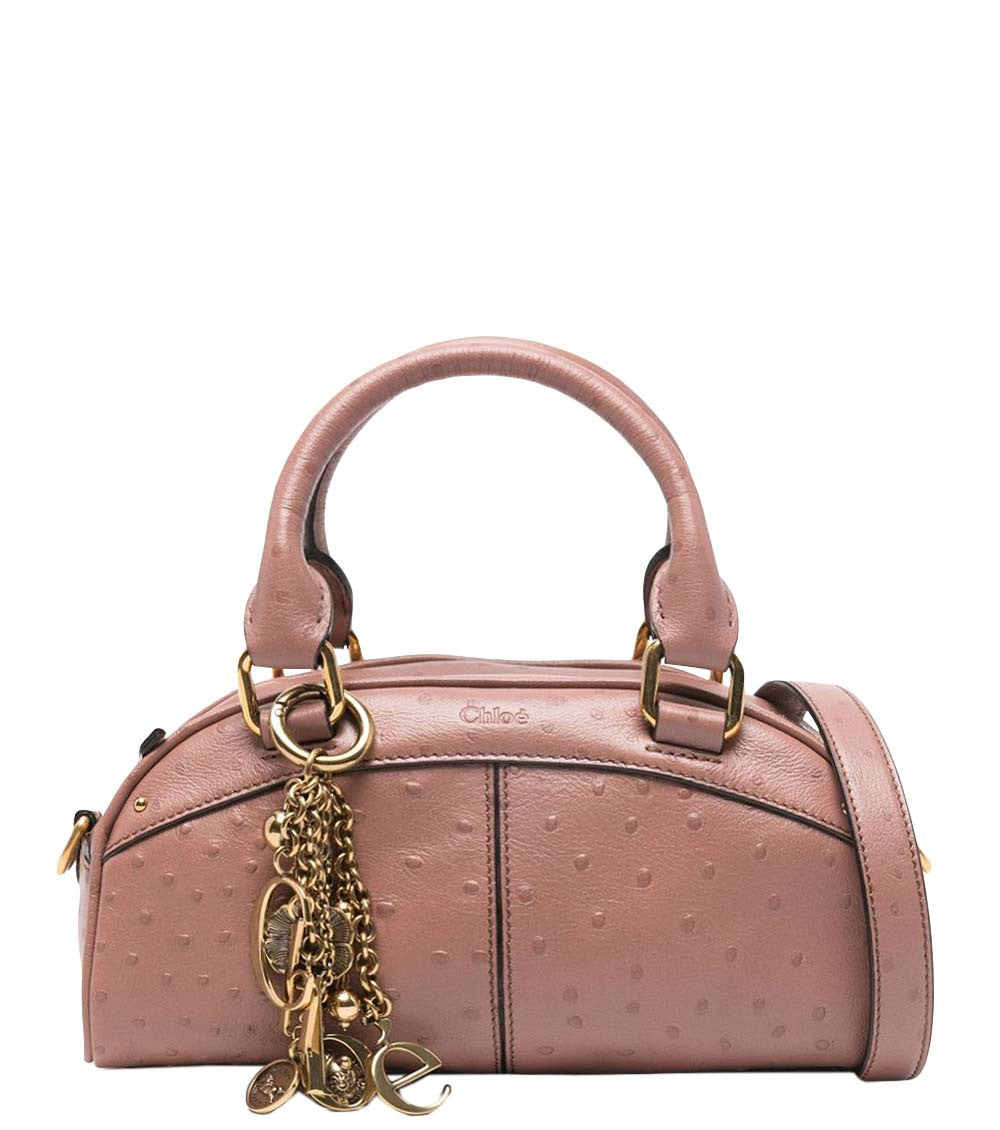 Beige Charm Small Satchel 1