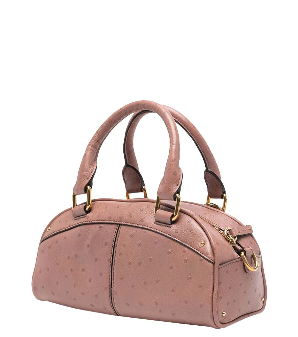 Beige Charm Small Satchel 2