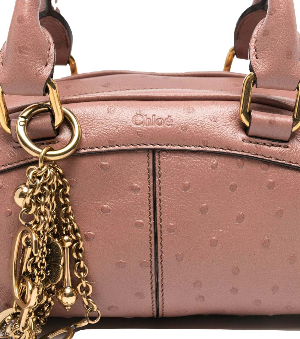 Beige Charm Small Satchel 5