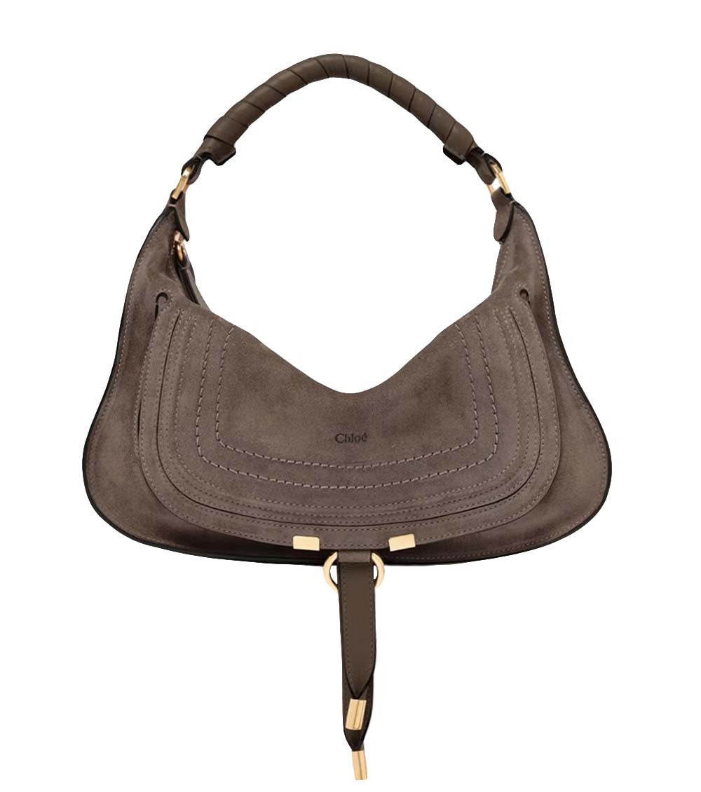 Dark Brown Marcie Small Shoulder Bag 1