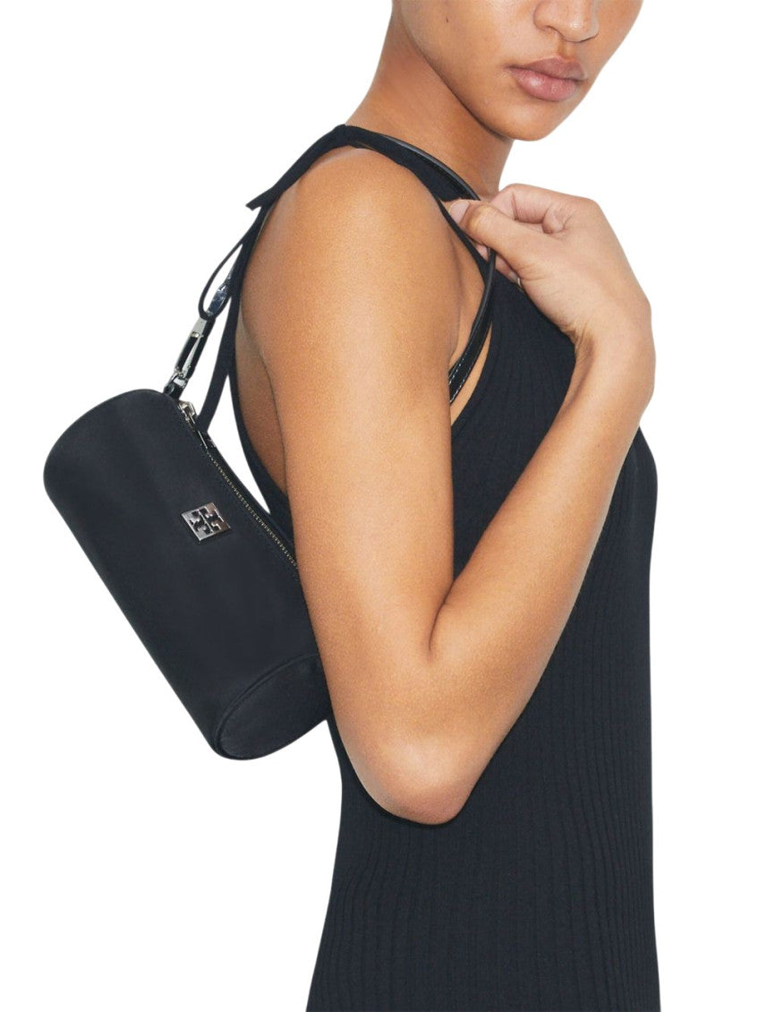 Black Virginia Cylinder Mini Shoulder Bag 5
