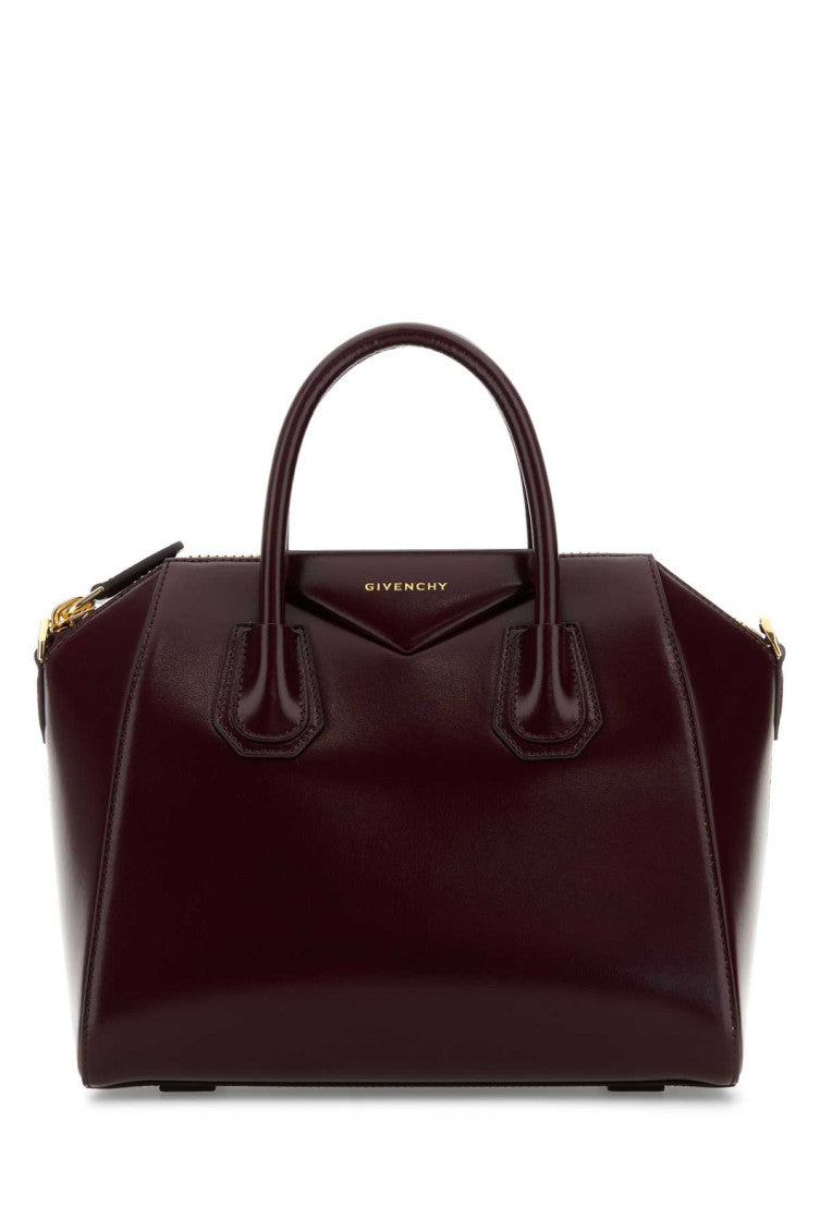 Burgundy Antigona Small Satchel 1