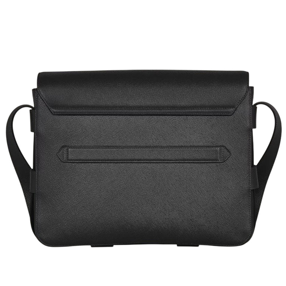Black Logo Large Messenger Bag 2