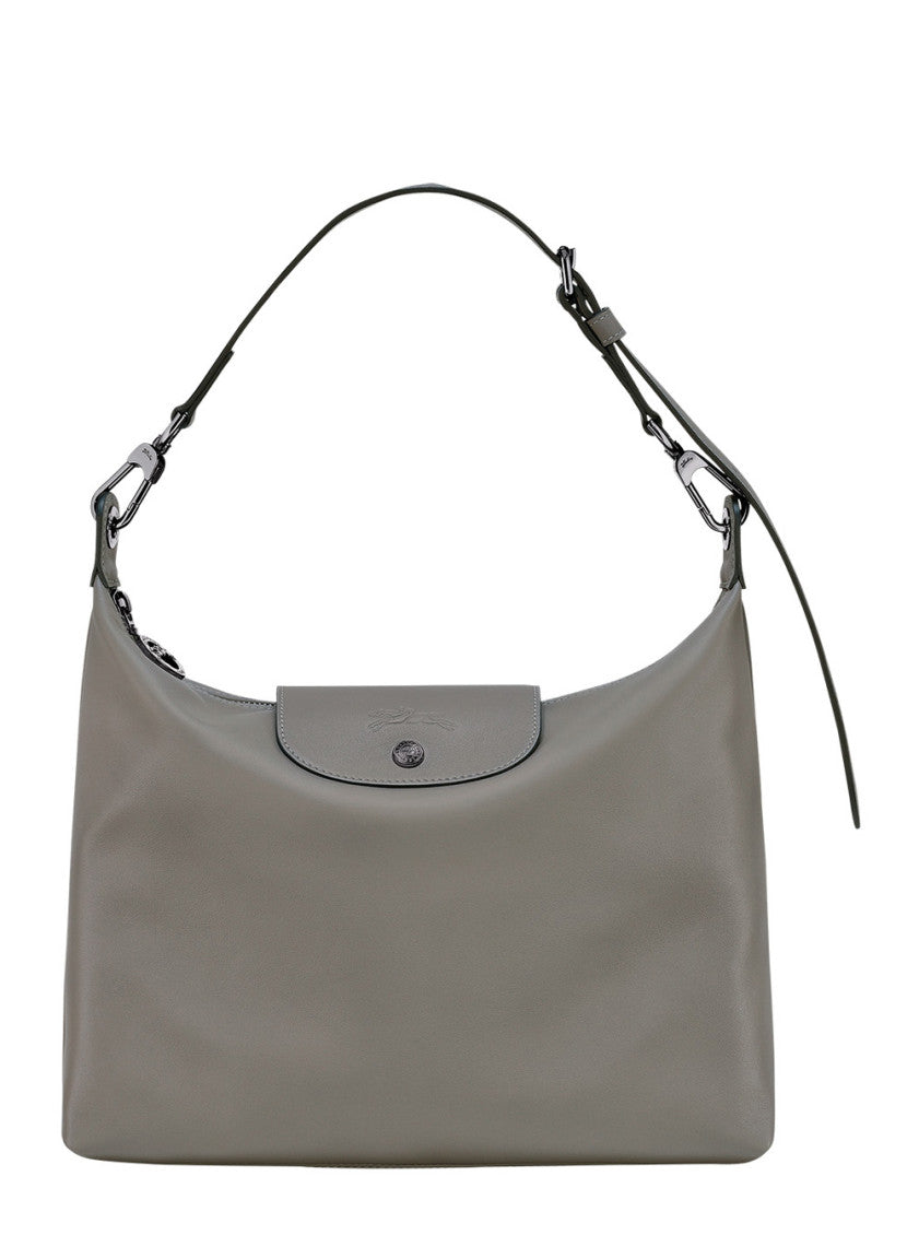 Grey Le Pliage Xtra Medium Hobo 1