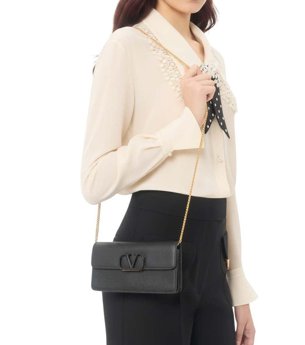 Black Vlogo Small Crossbody Bag 5