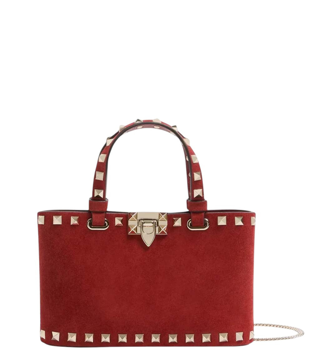 Red Rockstud Mini Satchel 1
