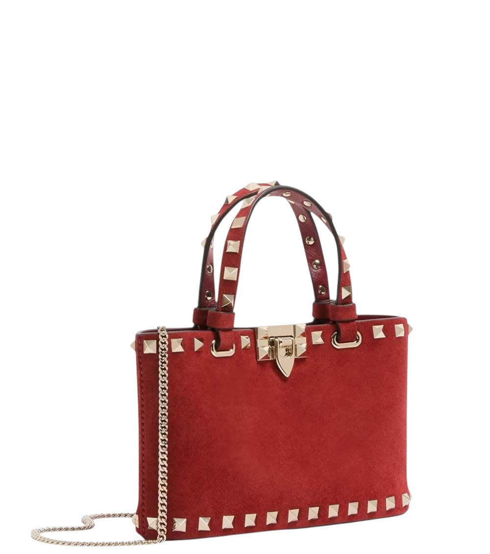 Red Rockstud Mini Satchel 2