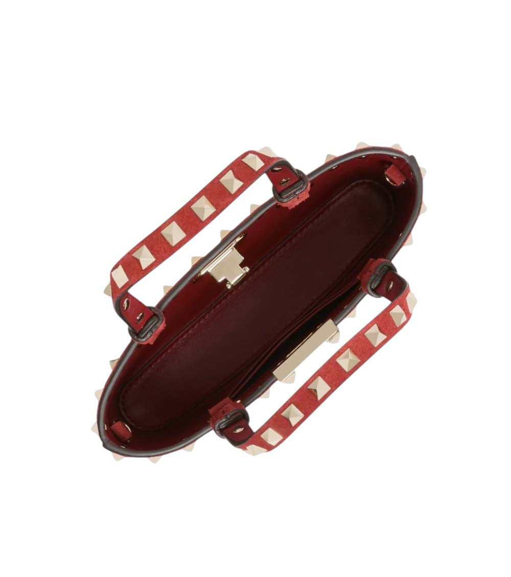 Red Rockstud Mini Satchel 4