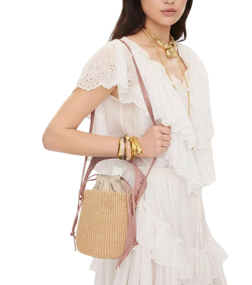 Natural Woody Small Bucket Bag 5