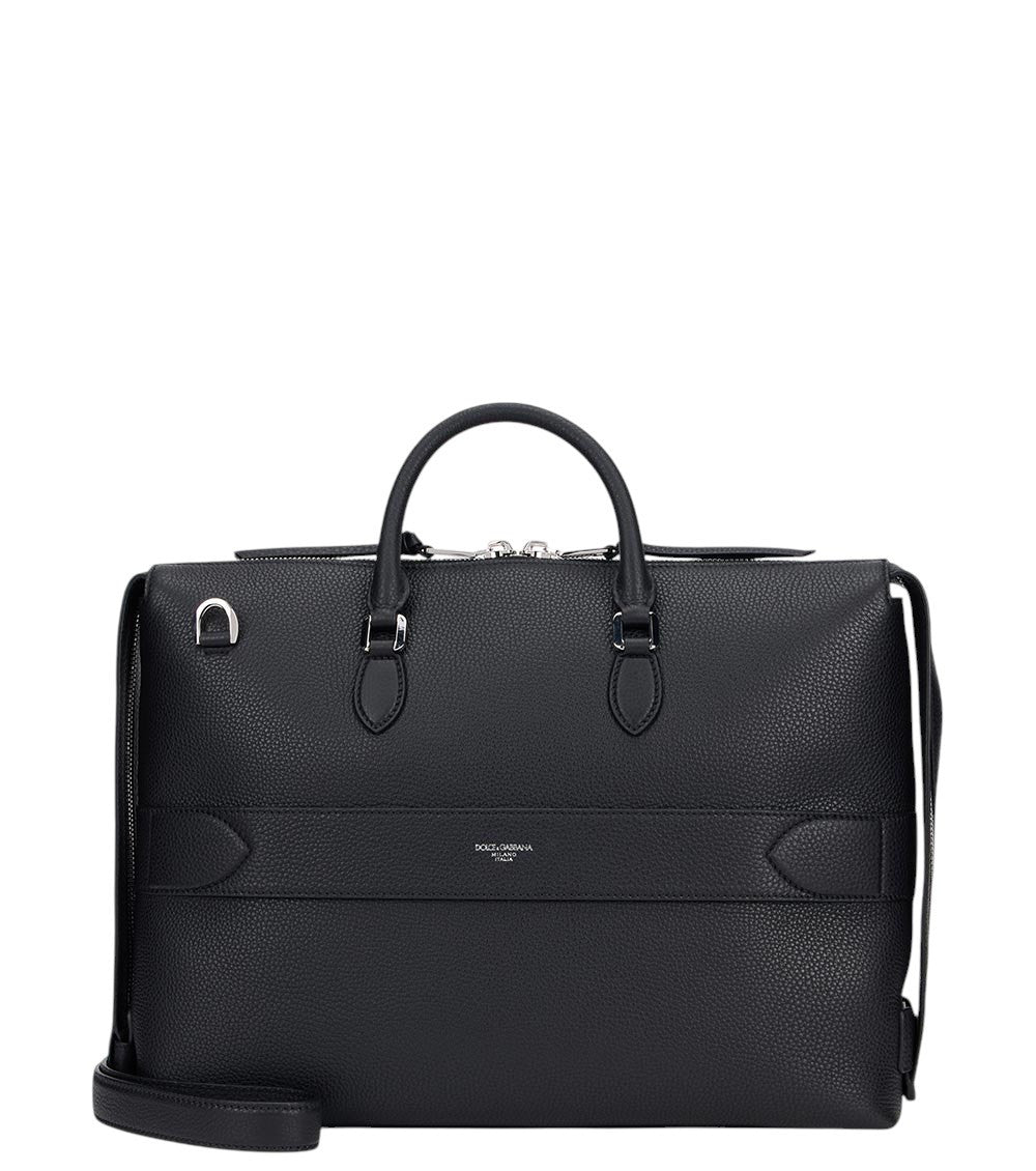 Black Vittoria Large Briefcase Bag 1