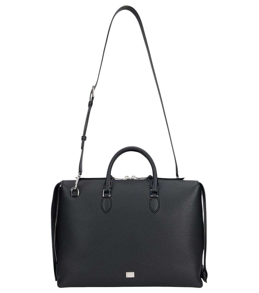 Black Vittoria Large Briefcase Bag 3