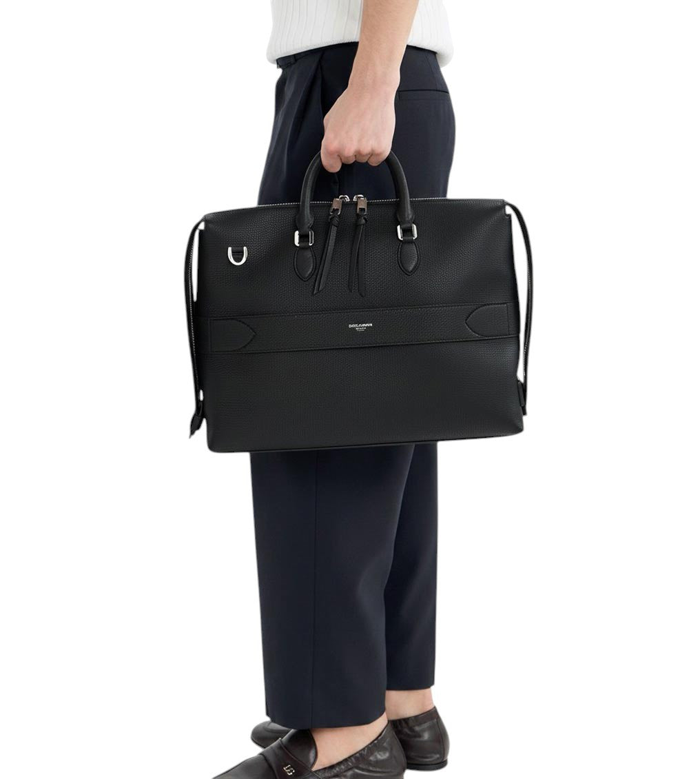 Black Vittoria Large Briefcase Bag 5