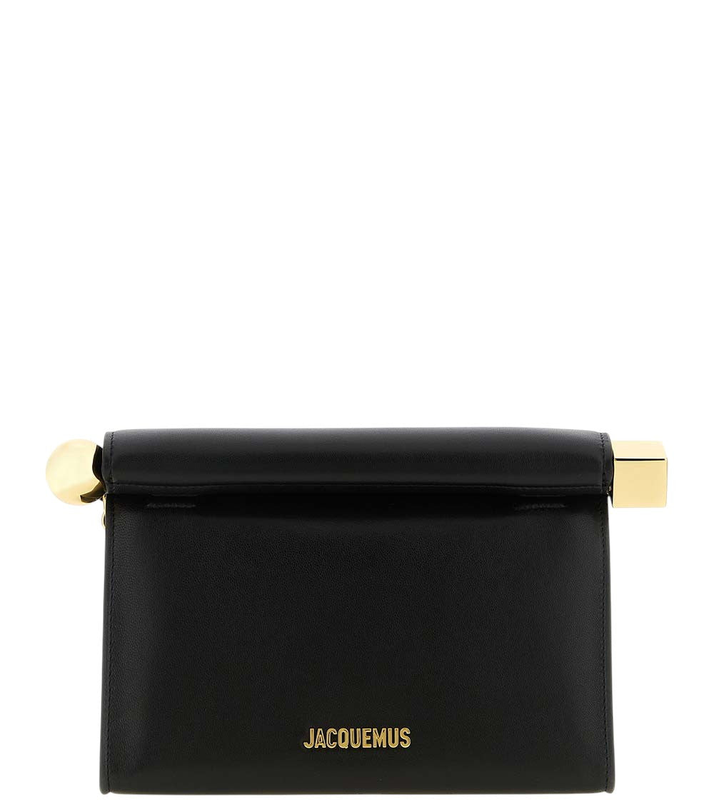 Black Rond Carre Clutch 1
