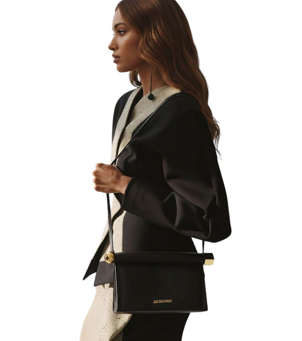 Black Rond Carre Clutch 5
