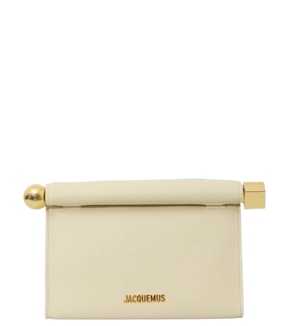 Light Ivory Rond Carre Clutch 1