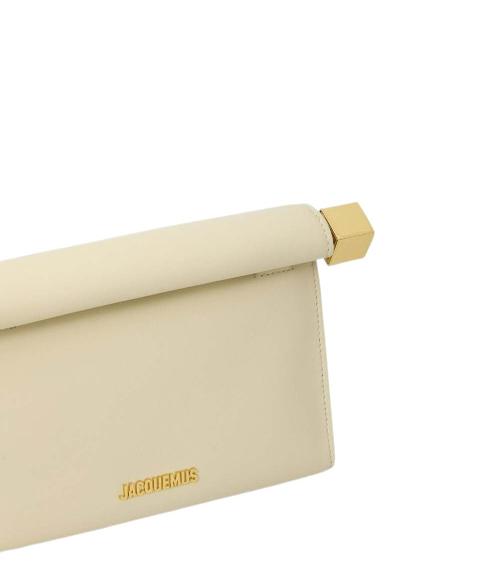 Light Ivory Rond Carre Clutch 3