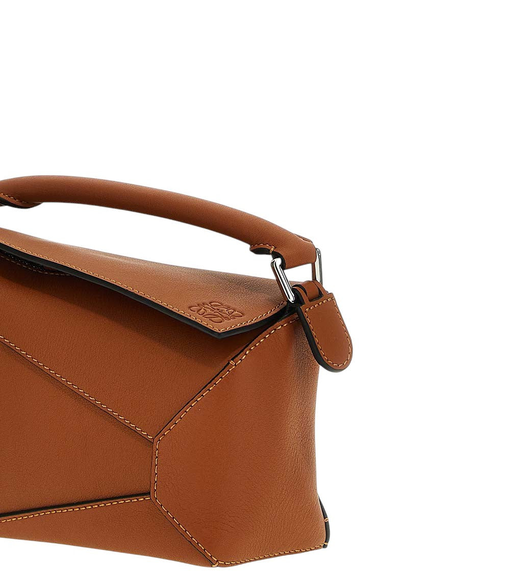 Brown Puzzle Edge Mini Crossbody Bag 3