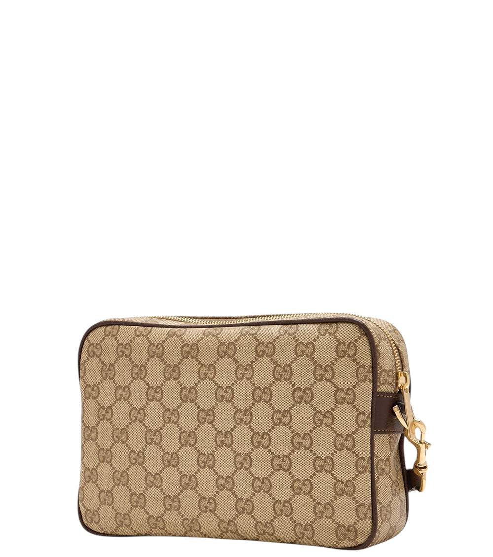 Beige Logo Small Crossbody Bag 2