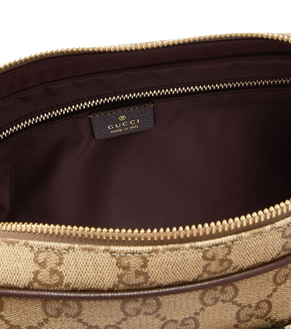 Beige Logo Small Crossbody Bag 4