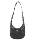 Black VLogo Medium Crossbody Bag 1