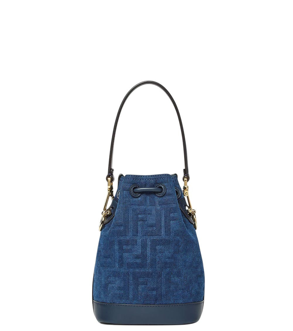 Blue Mon Tresor Mini Bucket Bag 3