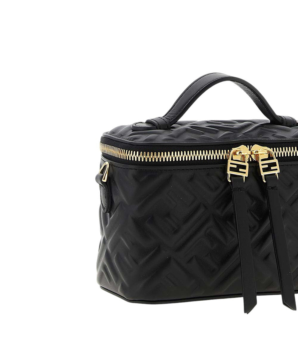 Black FF Vanity Mini Crossbody Bag 4