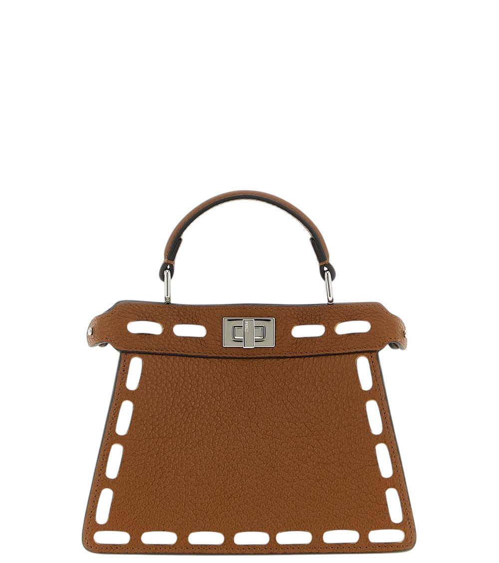 Brown Peekaboo ISeeU Mini Satchel 1