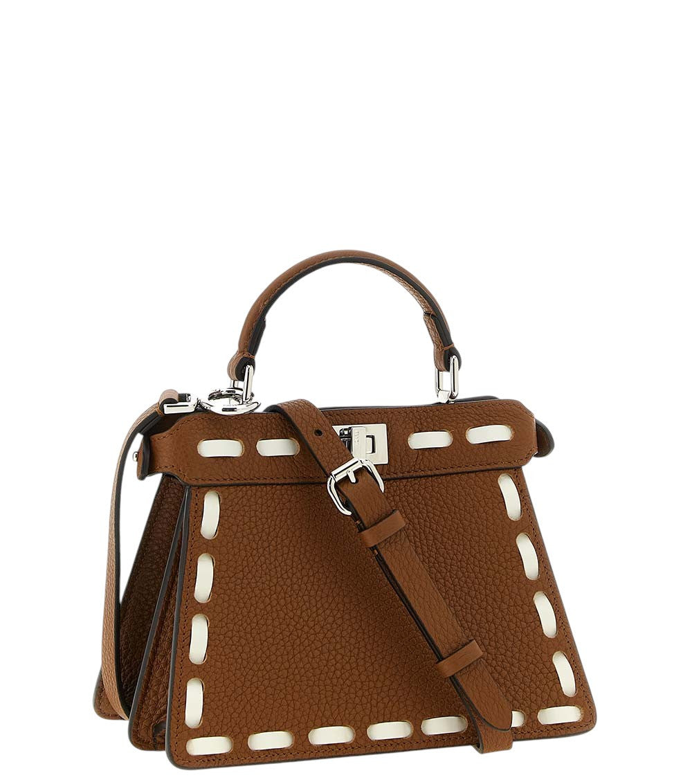 Brown Peekaboo ISeeU Mini Satchel 2