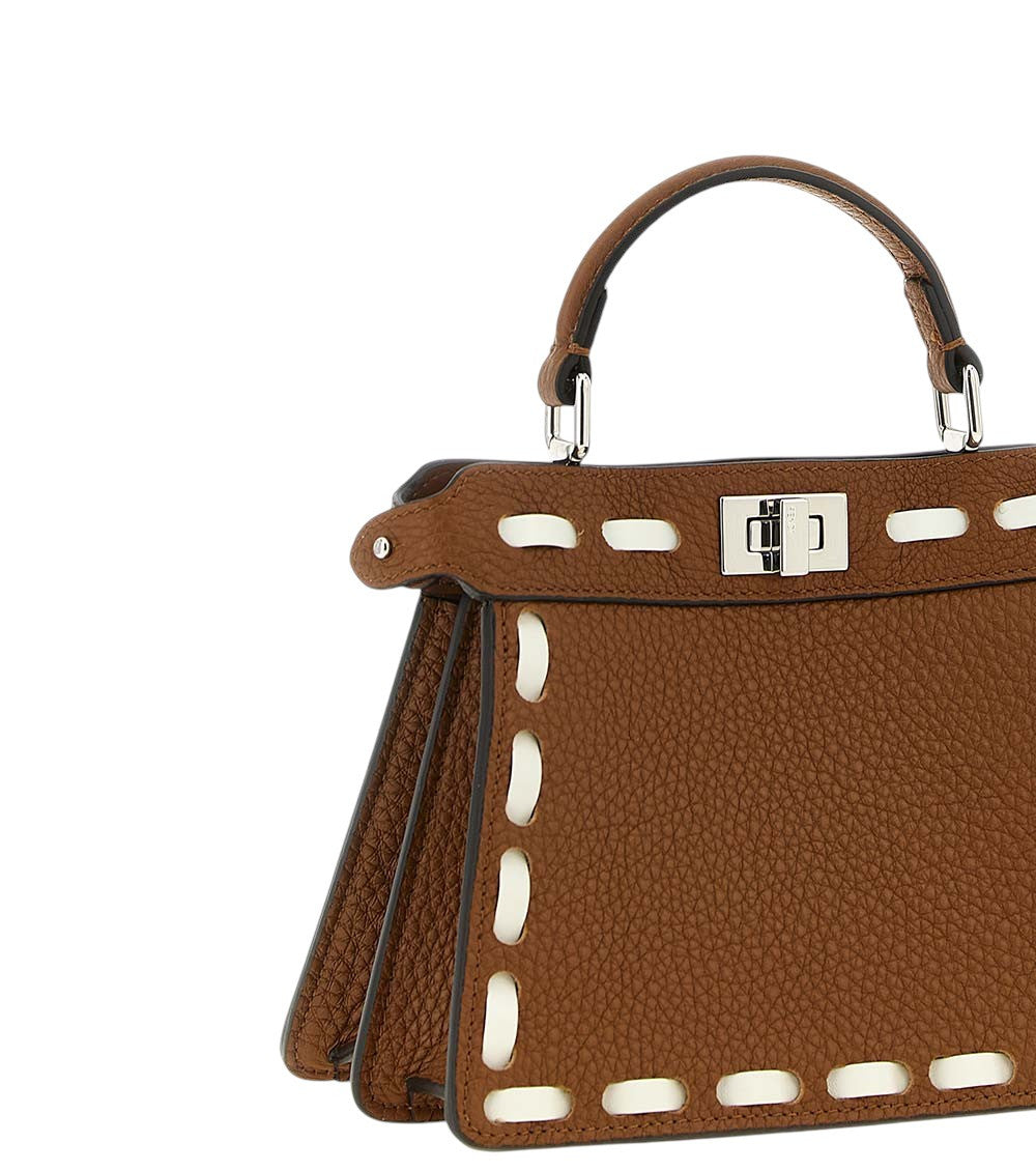 Brown Peekaboo ISeeU Mini Satchel 3