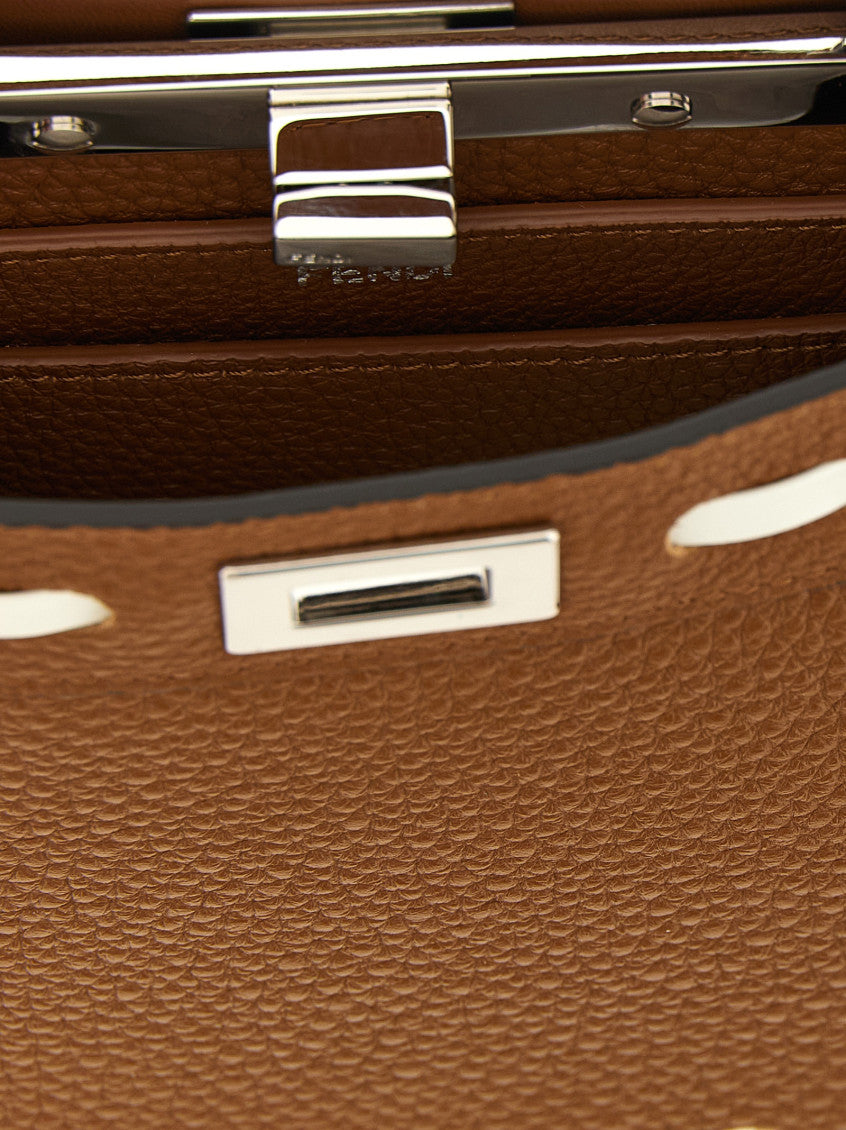 Brown Peekaboo ISeeU Mini Satchel 4