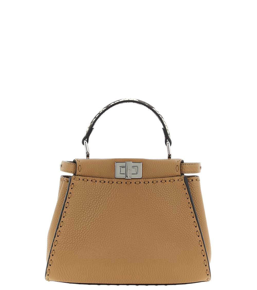 Beige Peekaboo Mini Satchel 1