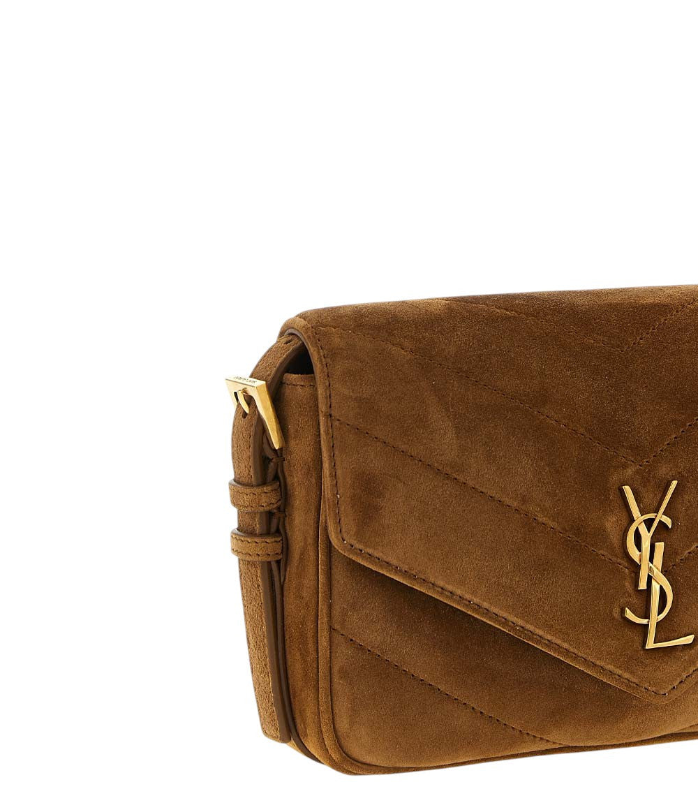 Brown Loulou Small Crossbody Bag 3