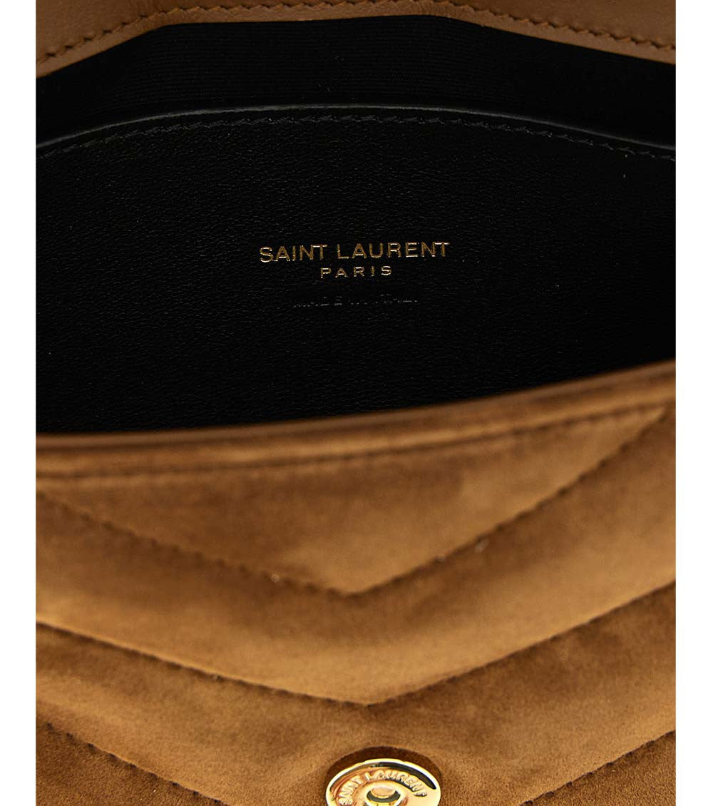 Brown Loulou Small Crossbody Bag 4