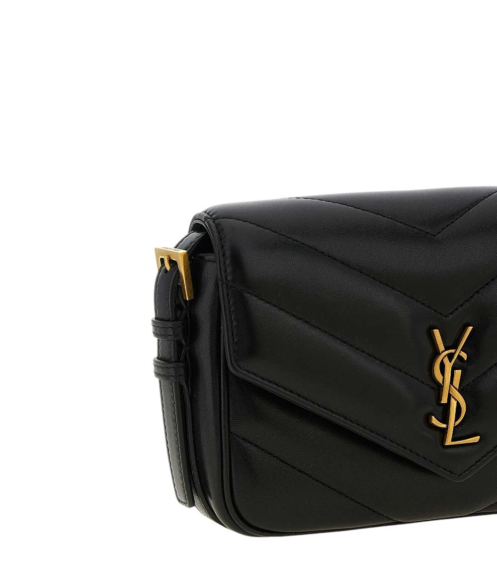 Black Loulou Small Crossbody Bag 3