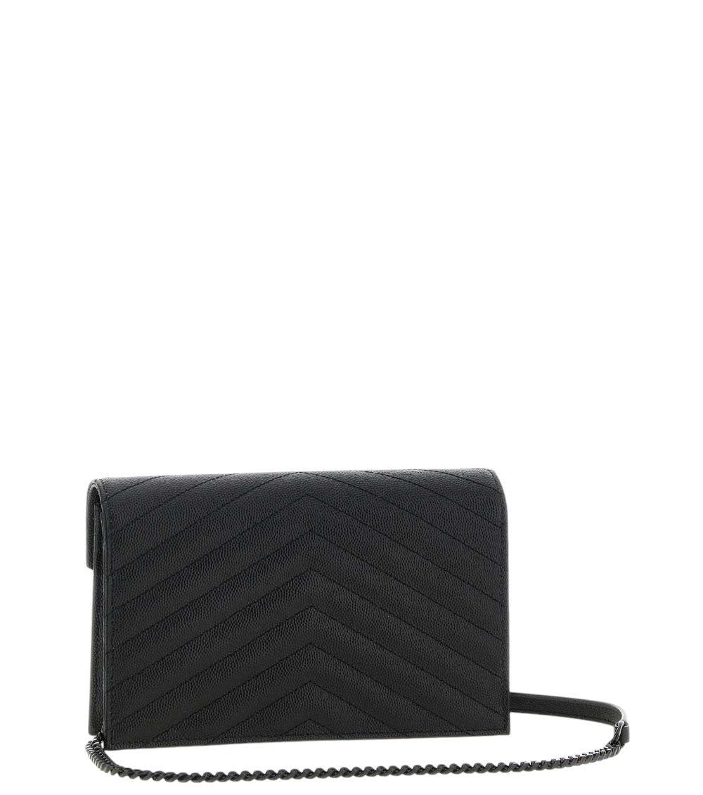 Black Cassandre Envelope Mini Crossbody 2