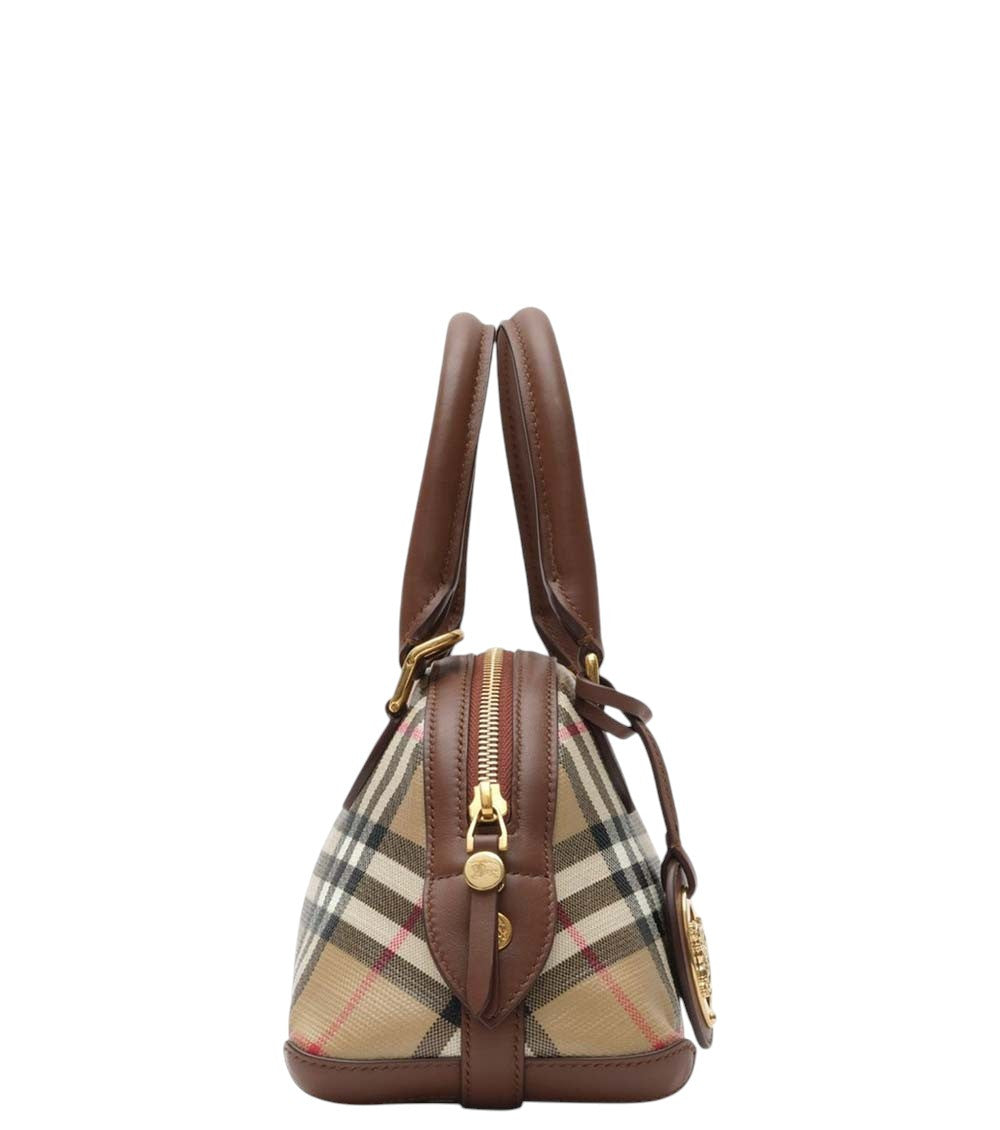 Beige Primrose Mini Duffle Bag 3