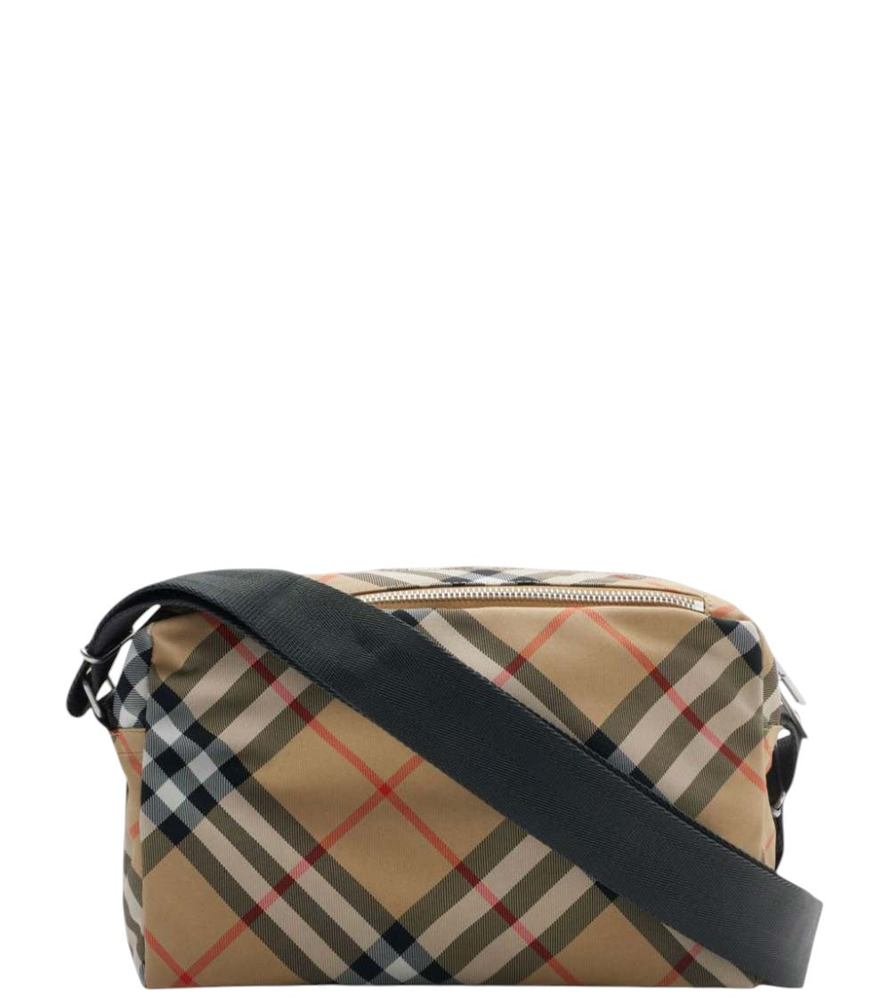 Beige Check Small Crossbody Bag 2