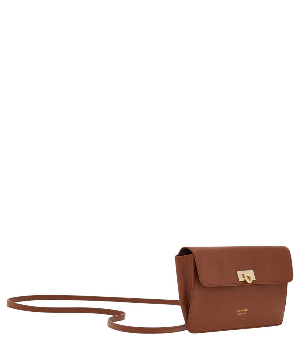 Brown Gancini Mini Crossbody Bag 2