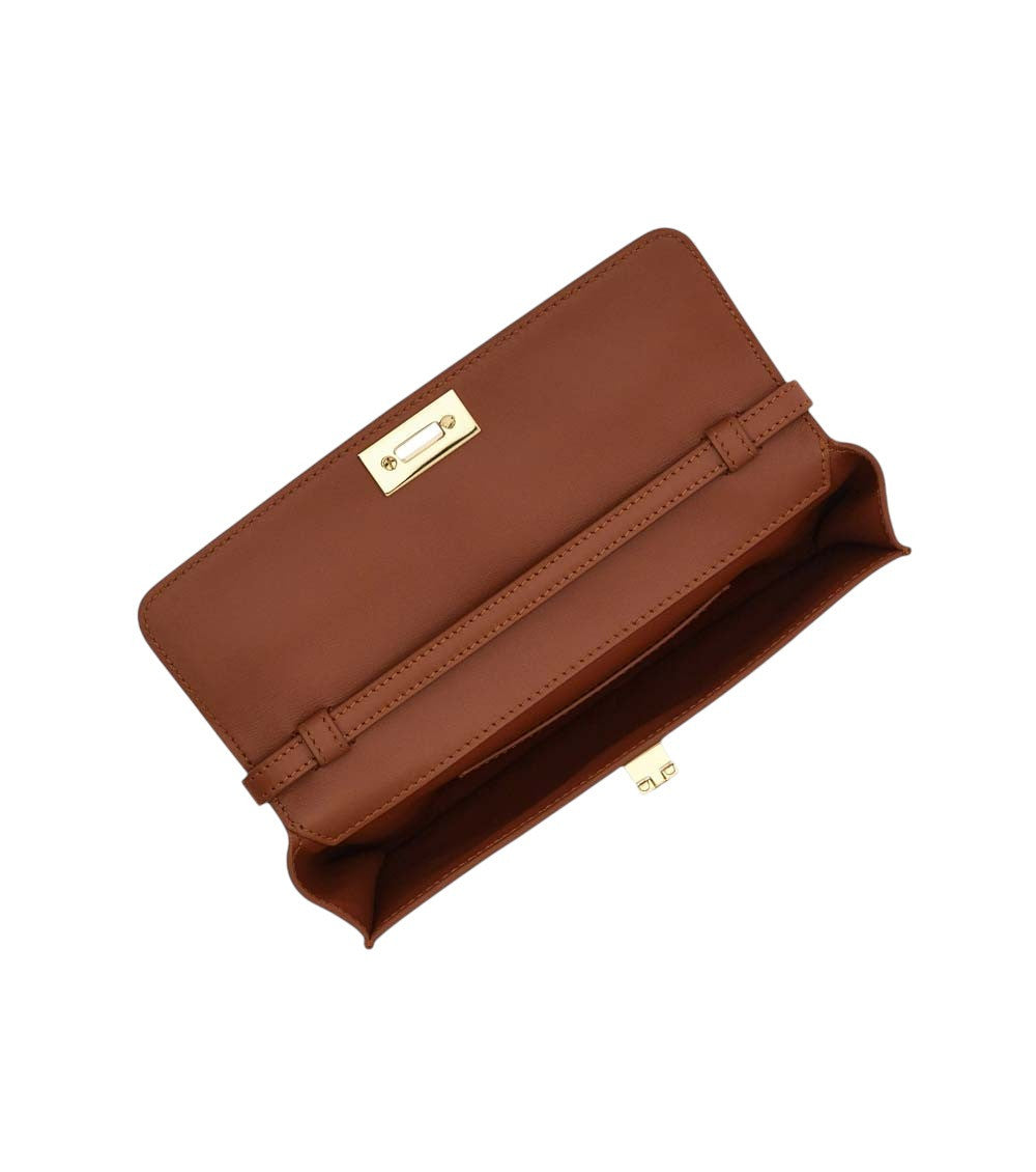 Brown Gancini Mini Crossbody Bag 4