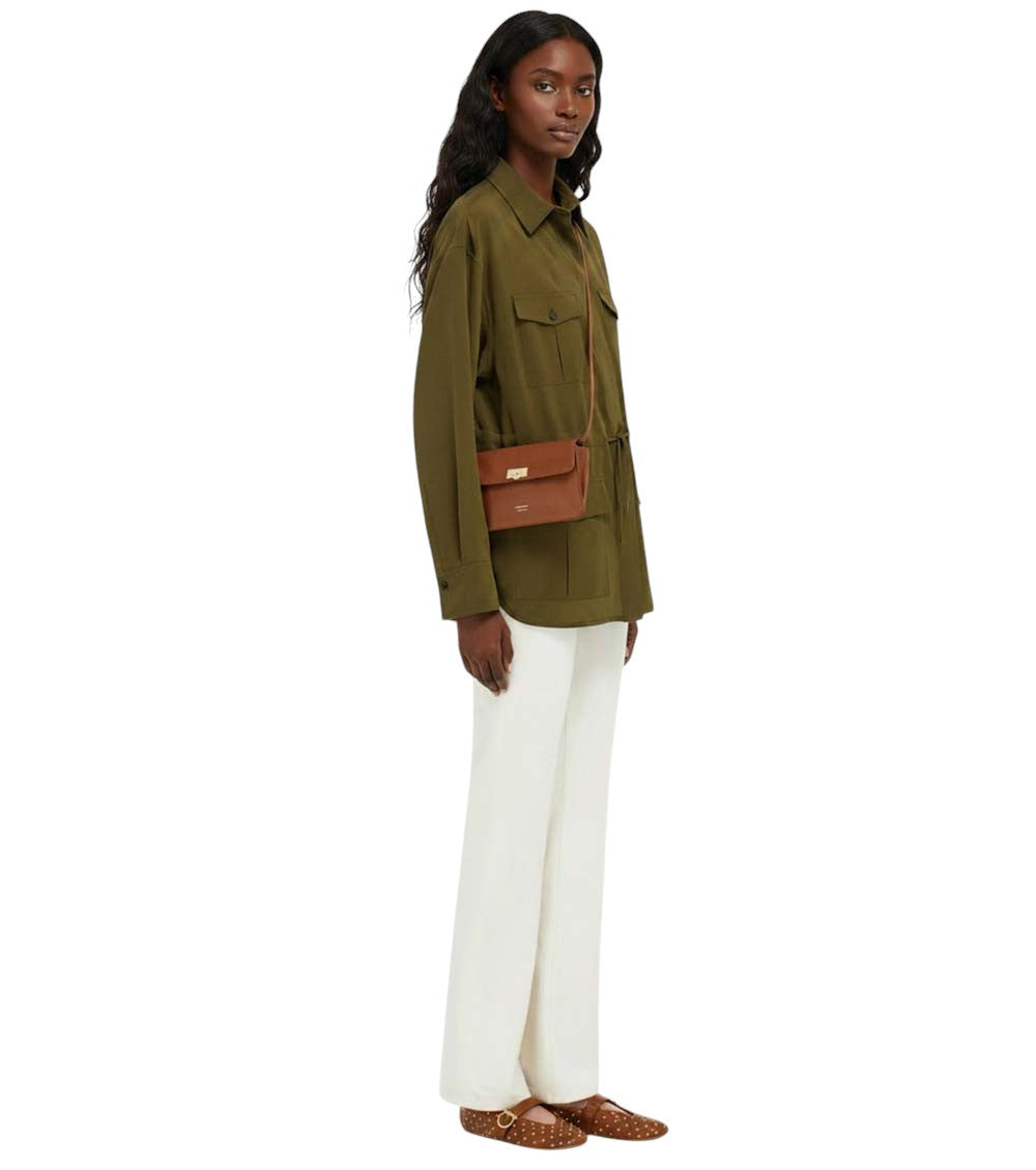 Brown Gancini Mini Crossbody Bag 5