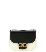BlackWhite Double Gancini XS Crossbody Bag 1