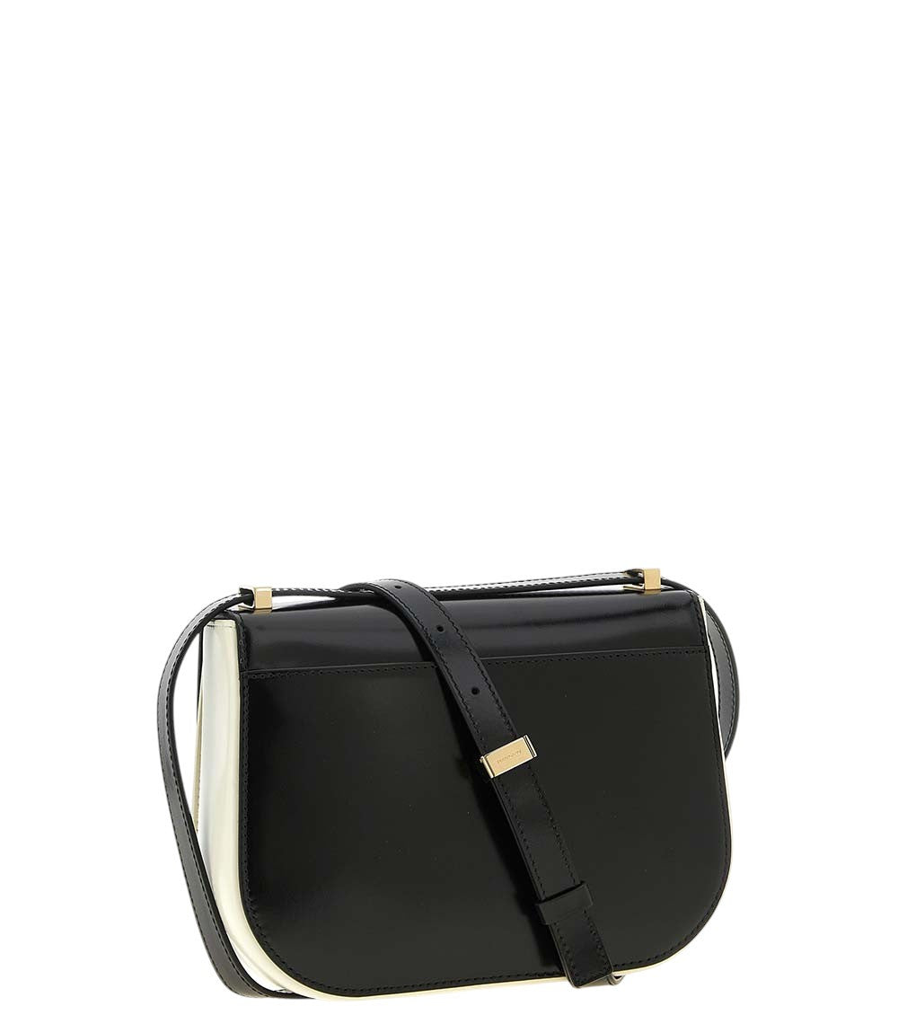 BlackWhite Double Gancini XS Crossbody Bag 2