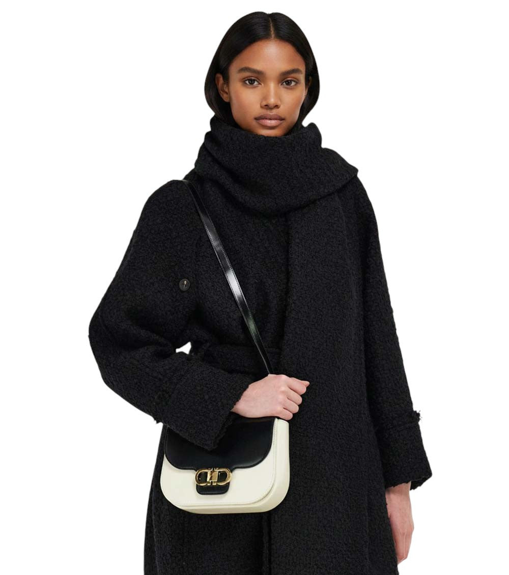 BlackWhite Double Gancini XS Crossbody Bag 6