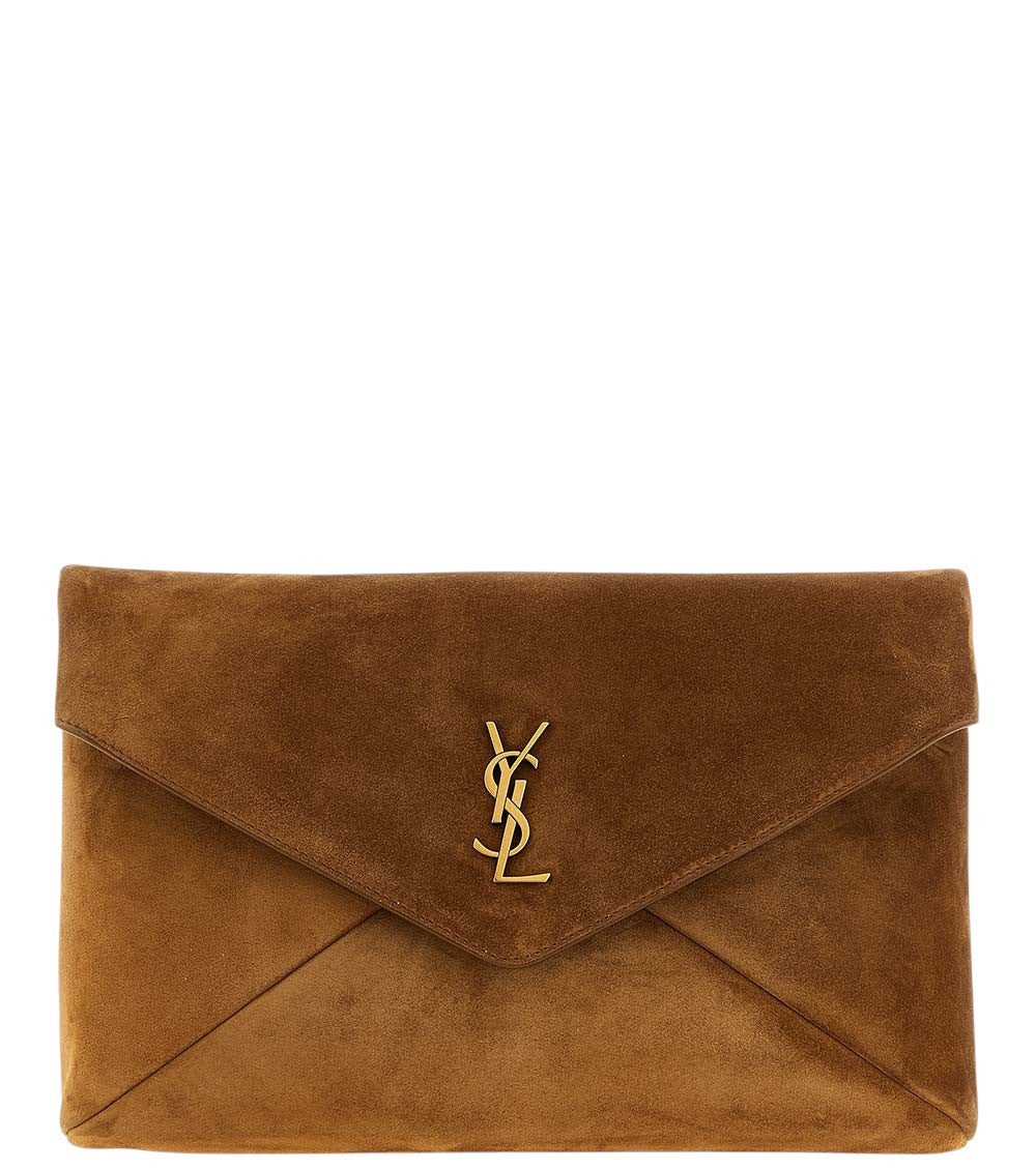 Brown Cassandre Clutch 1
