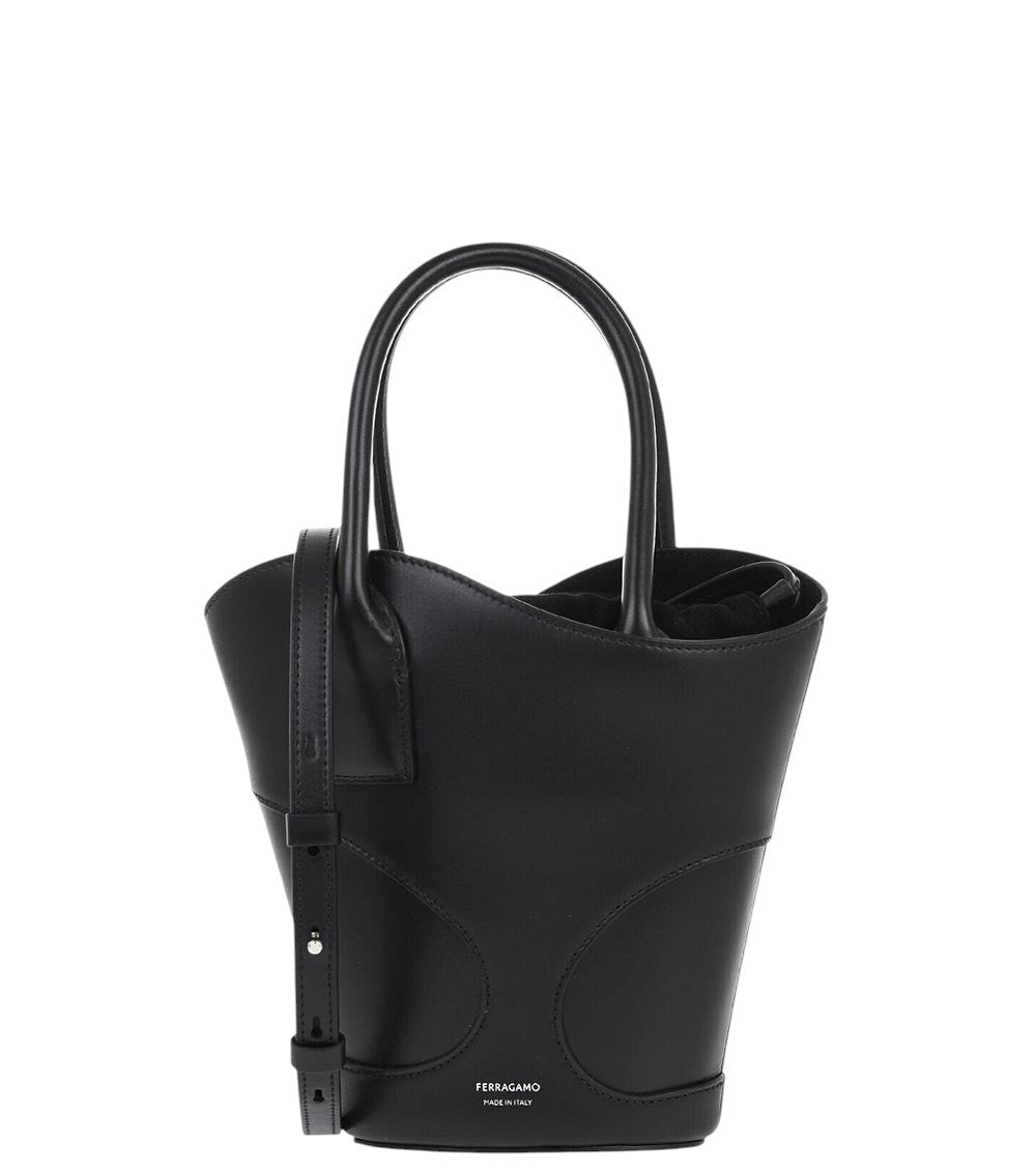 Black Logo Small Tote 1