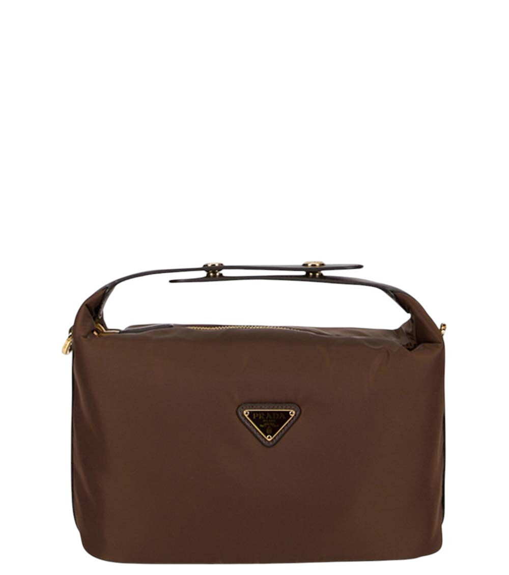 Brown Logo Small Crossbody Bag 1