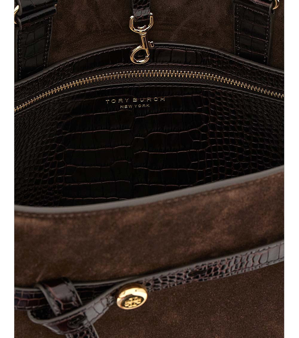 Dark Brown Romy Large Duffle Bag 4