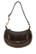 Brown Oskan Moon Medium Shoulder Bag 1