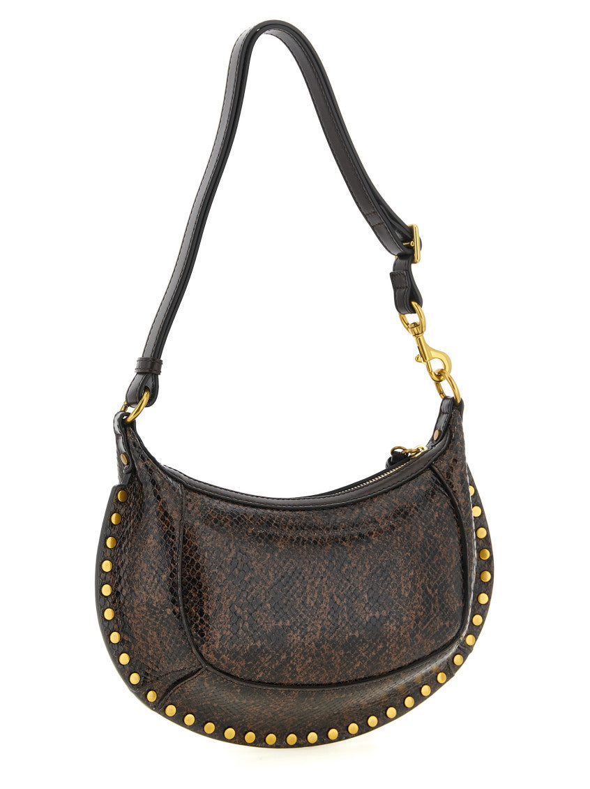 Brown Oskan Moon Medium Shoulder Bag 3