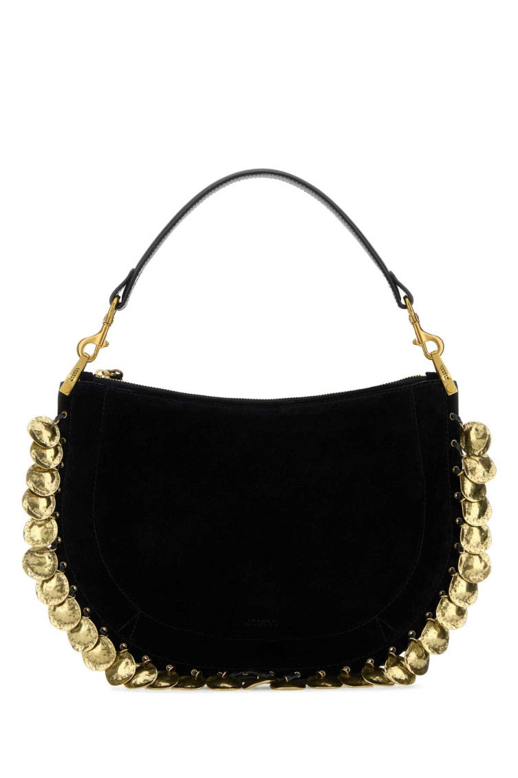 Black Oskan Medium Shoulder Bag 1